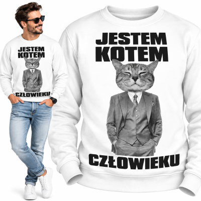 BLUZA ŚMIESZNA JESTEM KOTEM